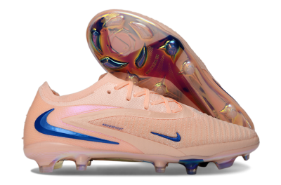 Unisex Nike Phantom 6 Elite Low FG Football Boots - Peach/Ocean Blue/Sunset Pink