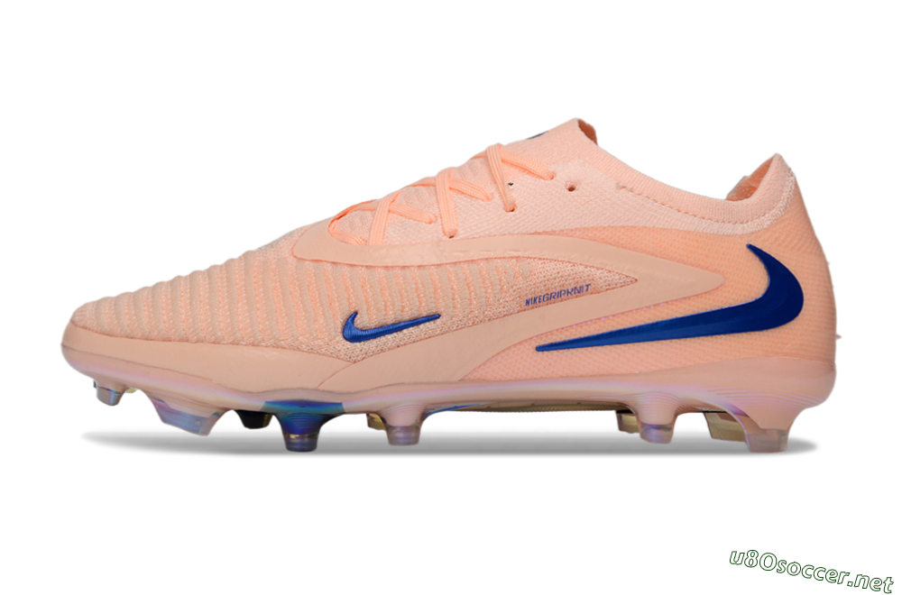 Unisex Nike Phantom 6 Elite Low FG Football Boots - Peach/Ocean Blue/Sunset Pink 0