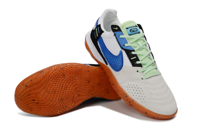 Unisex Nike Street Gato IC Football Shoes - Blue/Orange Blast/Clay Beige