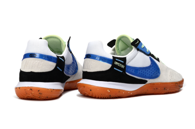 Unisex Nike Street Gato IC Football Shoes - Blue/Orange Blast/Clay Beige