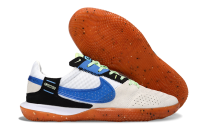 Unisex Nike Street Gato IC Football Shoes - Blue/Orange Blast/Clay Beige