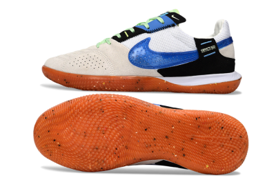 Unisex Nike Street Gato IC Football Shoes - Blue/Orange Blast/Clay Beige