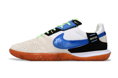 Unisex Nike Street Gato IC Football Shoes - Blue/Orange Blast/Clay Beige