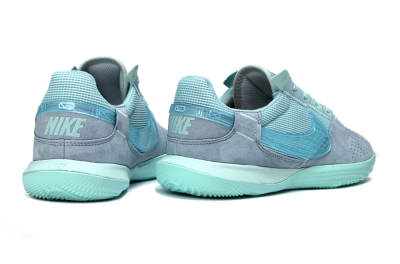 Unisex Nike Street Gato IC Football Shoes - Blue/Light Blue/Soft Grey