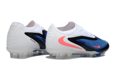 Unisex Nike Phantom 6 Elite Low FG Football Boots - Blue/Electric Blue/Neon Pink