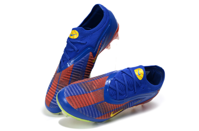 Unisex Nike Phantom 6 Elite Low FG Football Boots - Blue/Vibrant Orange/Electric Yellow