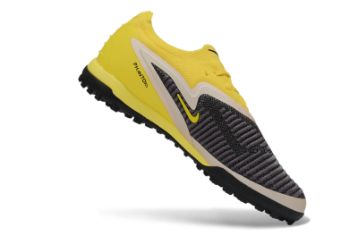 Unisex Nike Phantom 6 Elite Low TF Football Shoes - Yellow/Electric Yellow/Charcoal Gray