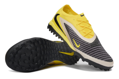 Unisex Nike Phantom 6 Elite Low TF Football Shoes - Yellow/Electric Yellow/Charcoal Gray
