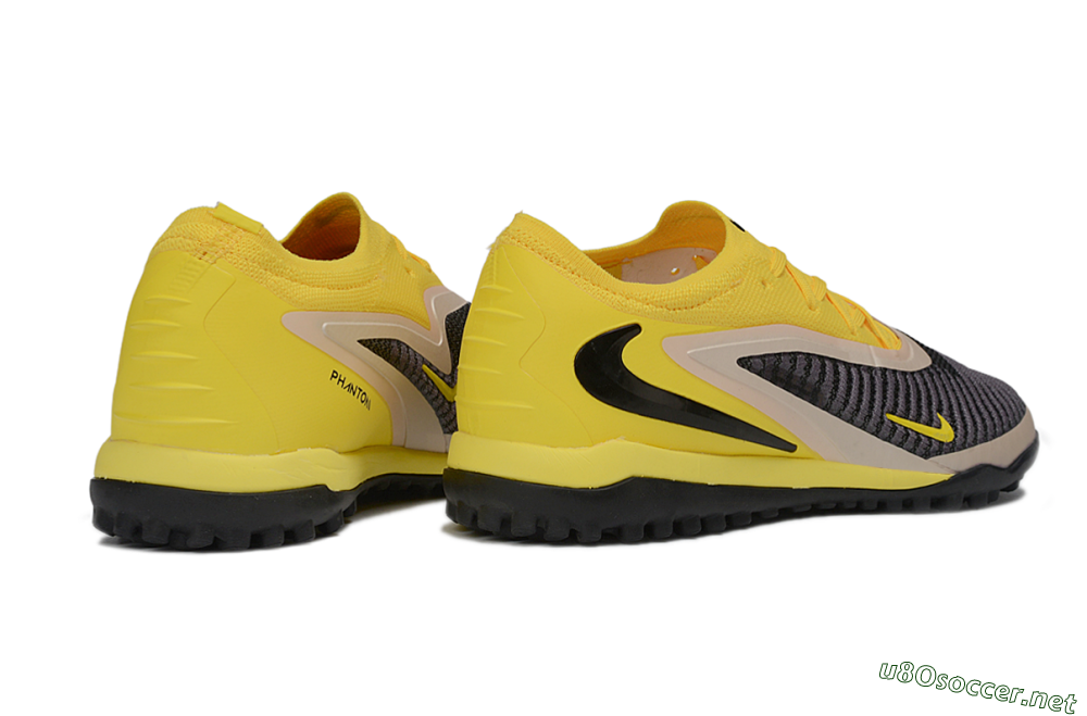 Unisex Nike Phantom 6 Elite Low TF Football Shoes - Yellow/Electric Yellow/Charcoal Gray 6