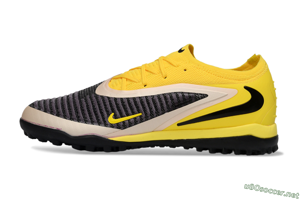 Unisex Nike Phantom 6 Elite Low TF Football Shoes - Yellow/Electric Yellow/Charcoal Gray 0