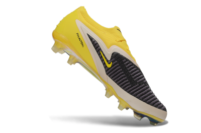 Unisex Nike Phantom 6 Elite Low FG Football Boots - Yellow/Electric Yellow/Graphite Gray
