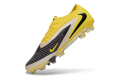 Unisex Nike Phantom 6 Elite Low FG Football Boots - Yellow/Electric Yellow/Graphite Gray