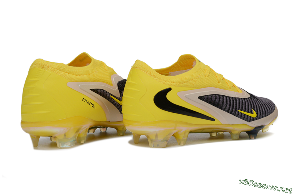 Unisex Nike Phantom 6 Elite Low FG Football Boots - Yellow/Electric Yellow/Graphite Gray 6