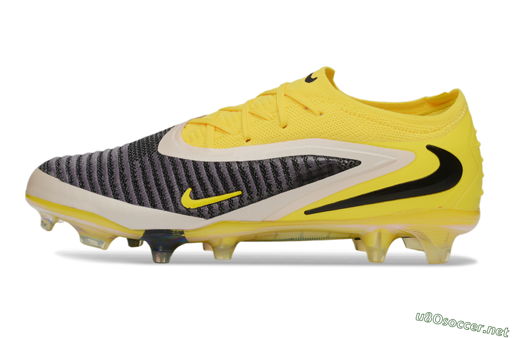 Unisex Nike Phantom 6 Elite Low FG Football Boots - Yellow/Electric Yellow/Graphite Gray 0