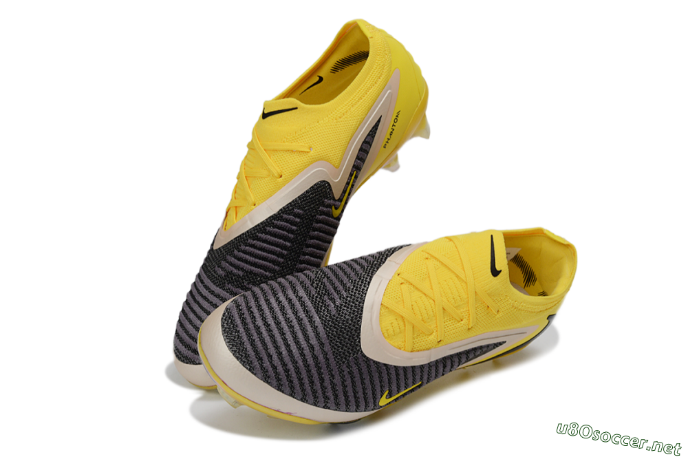Unisex Nike Phantom 6 Elite Low FG Football Boots - Yellow/Electric Yellow/Graphite Gray 3