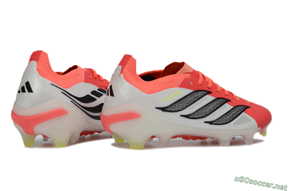 Unisex Adidas Predator 26 Elite FG Football Boots - Red/Bright Red/White Fusion 7