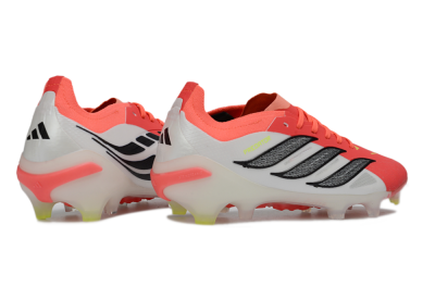 Unisex Adidas Predator 26 Elite FG Football Boots - Red/Bright Red/White Fusion