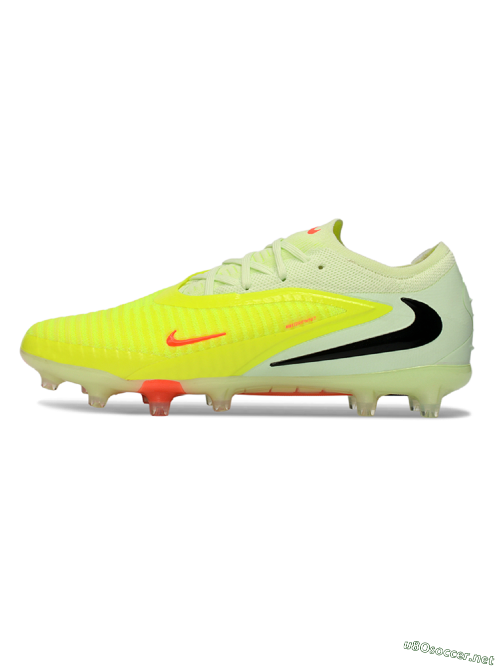 Men's Nike Phantom 6 Elite Low FG Football Boots - Yellow/Neon Yellow/Coral Orange 0