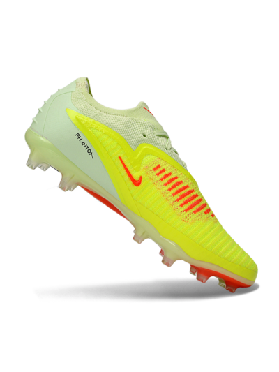 Men's Nike Phantom 6 Elite Low FG Football Boots - Yellow/Neon Yellow/Coral Orange