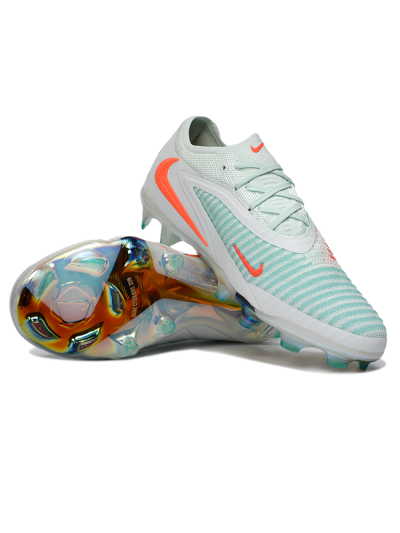 Unisex Nike Phantom 6 Elite Low FG Football Boots - Mint/Coral Glow/White Pearl
