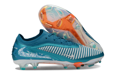Men's Nike Phantom 6 Elite Low FG Football Boots - Teal/Ocean Blue/White