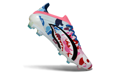 Unisex Adidas F50 Elite FG Football Boots - Pink/Blue Camo/Pink Splash