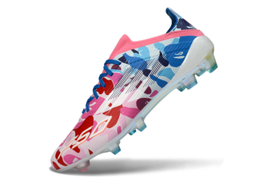Unisex Adidas F50 Elite FG Football Boots - Pink/Blue Camo/Pink Splash