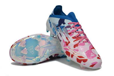 Unisex Adidas F50 Elite FG Football Boots - Pink/Blue Camo/Pink Splash