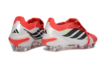 Men's Adidas Predator 26 Elite Fold-Over Tongue SG Football Boots - Red/Bright Red/Black