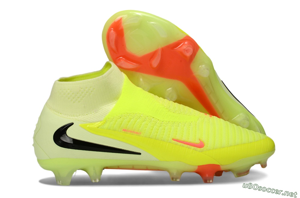 Men's Nike Phantom 6 Elite Low FG Football Boots - Yellow/Neon Yellow/Black 2