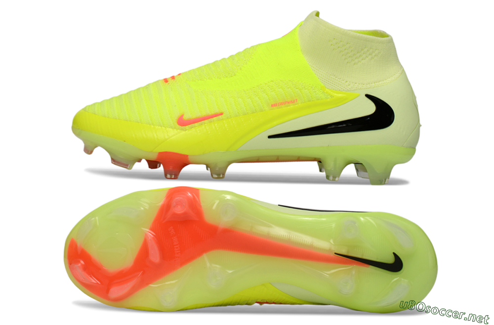 Men's Nike Phantom 6 Elite Low FG Football Boots - Yellow/Neon Yellow/Black 1