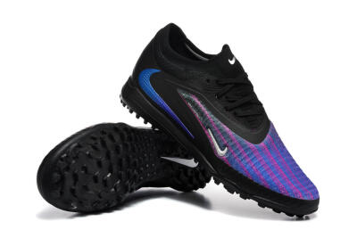 Men's Nike Phantom 6 Elite Low TF Football Shoes - Black/Royal Blue/Magenta