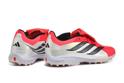 Men's Adidas Predator 26 Elite Fold-Over Tongue TF Football Shoes - Red/Electric Red/Black