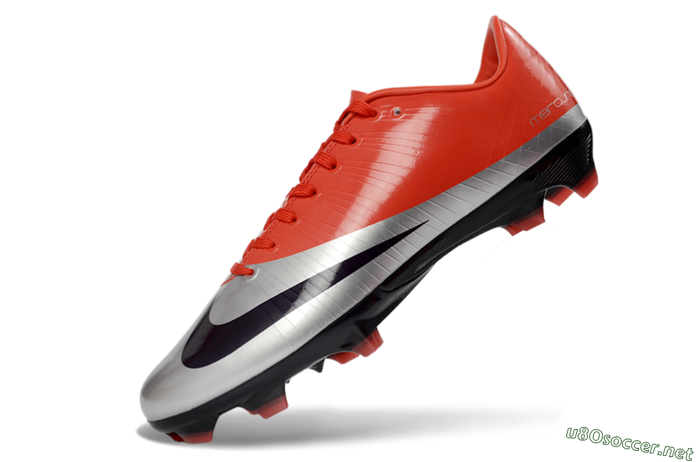 Unisex Nike Air Zoom Mercurial Vapor Superfly 1 CR7 2026 World Cup FG Football Boots - Orange/Dynamic Sunset/Metallic Silver 5