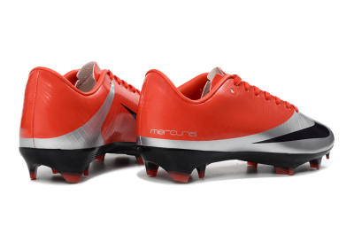 Unisex Nike Air Zoom Mercurial Vapor Superfly 1 CR7 2026 World Cup FG Football Boots - Orange/Dynamic Sunset/Metallic Silver