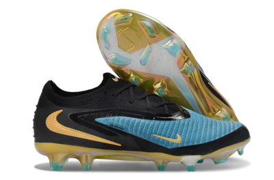Unisex Nike Phantom 6 Elite Low FG Football Boots - Blue/Electric Blue/Gold