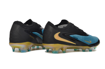 Unisex Nike Phantom 6 Elite Low FG Football Boots - Blue/Electric Blue/Gold