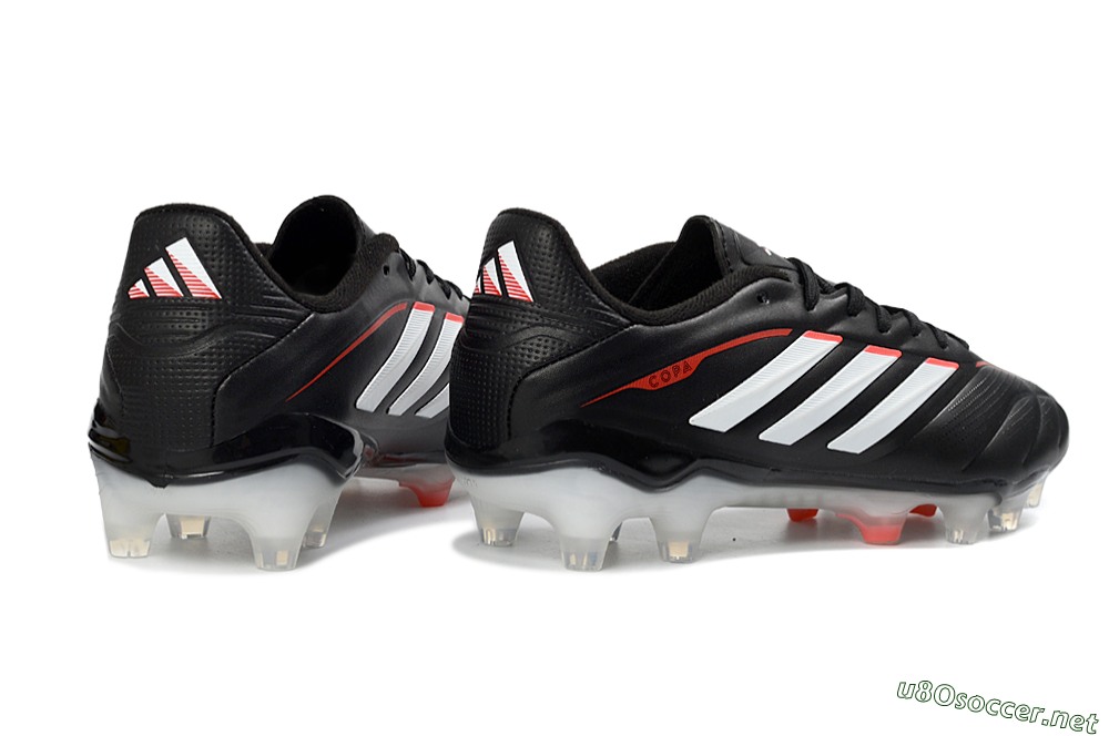 Men's Adidas Copa Pure 3 FG Football Boots - Black/Vibrant Red/Frosted White 6