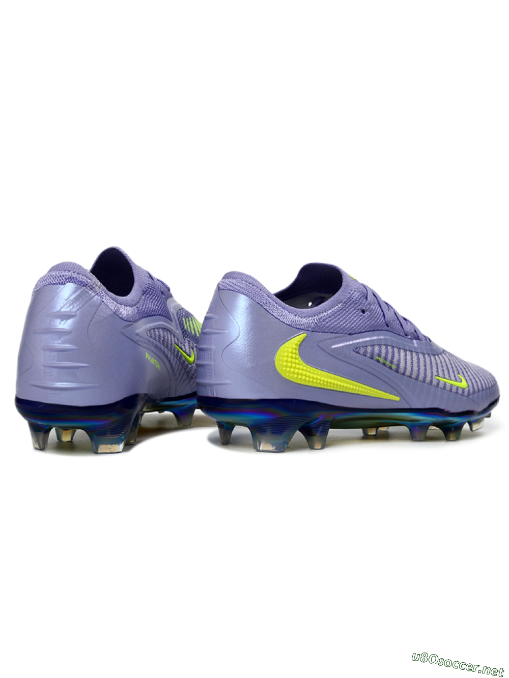 Unisex Nike Phantom 6 Elite Low FG Football Boots - Purple/Neon Lime/Silver 6