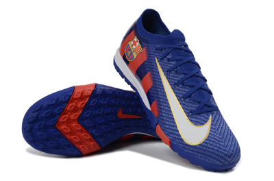 Unisex Nike Air Zoom Mercurial Vapor 16 Elite TF Football Boots - Blue/Crimson Red/Night Sky