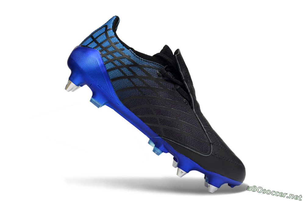 Unisex Adidas F50 Spider Elite SG Football Boots - Black/Electric Blue/Graphite 4