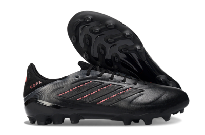 Men's Adidas Copa Pure 3 FG Football Boots - Black/Crimson Red/Graphite Gray