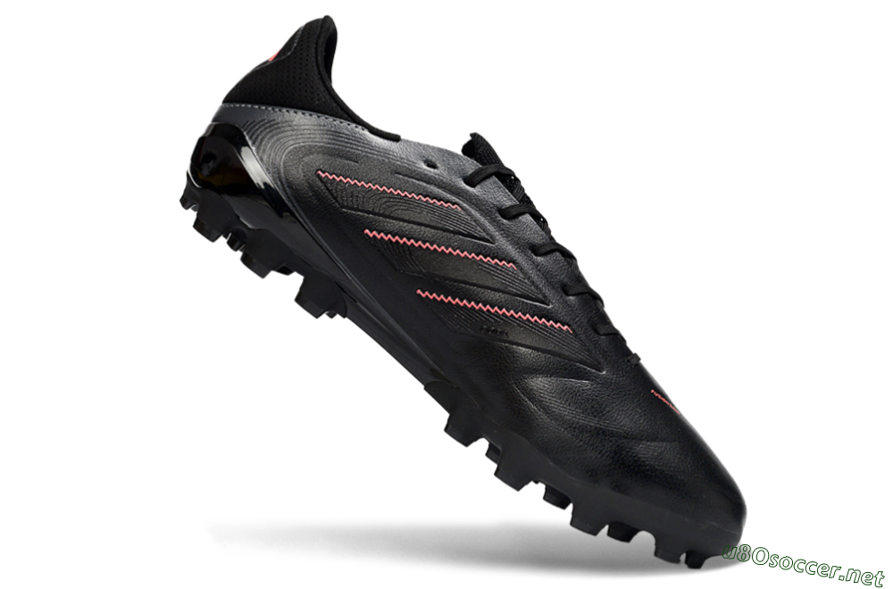 Men's Adidas Copa Pure 3 FG Football Boots - Black/Crimson Red/Graphite Gray 4