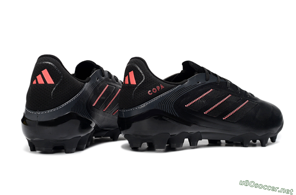 Men's Adidas Copa Pure 3 FG Football Boots - Black/Crimson Red/Graphite Gray 6