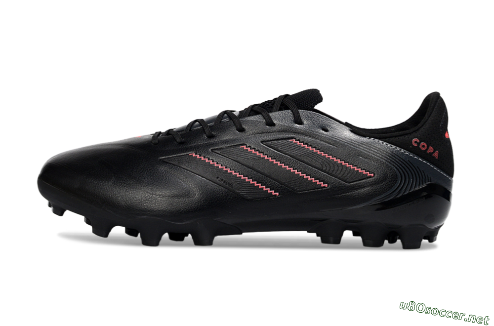 Men's Adidas Copa Pure 3 FG Football Boots - Black/Crimson Red/Graphite Gray 0