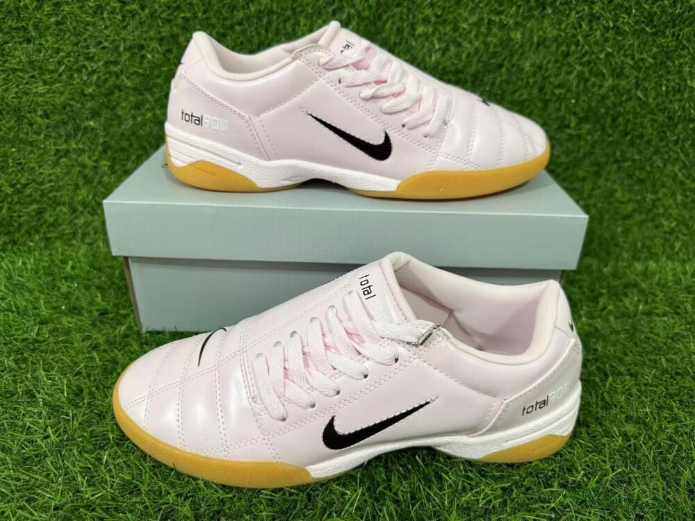 Men's Nike Total 90 III IC Football Shoes - Pink/Soft Rose/Caramel