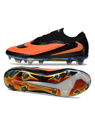 Unisex Nike Phantom 6 Elite Low FG Football Boots - Orange/Electric Orange/Black