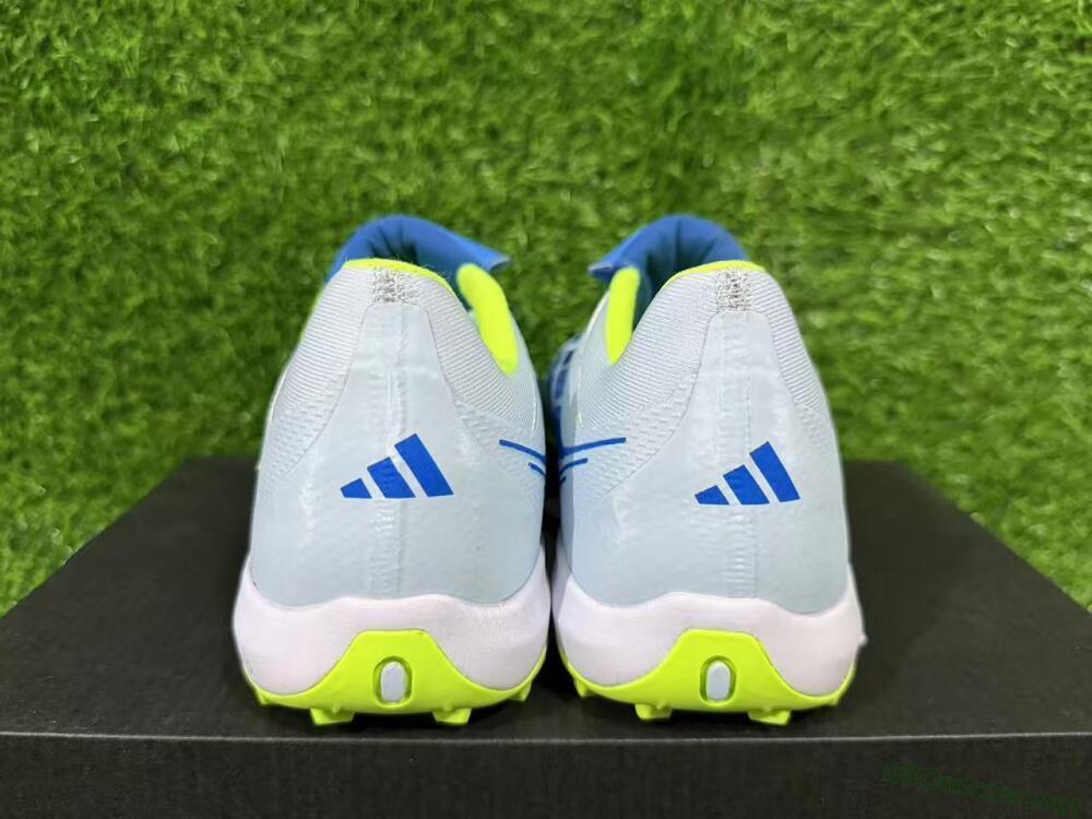Unisex Adidas Predator 26 Elite Fold-Over Tongue TF Football Shoes - Blue/Lime Green/Neon Yellow