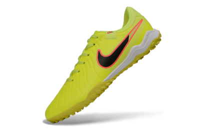 Men's Nike Tiempo Legend 10 Academy TF Football Shoes - Yellow/Electric Green/Hot Pink