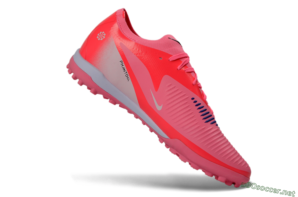Unisex Nike Phantom 6 Elite Low TF Football Shoes - Pink/Neon Pink/Black 4
